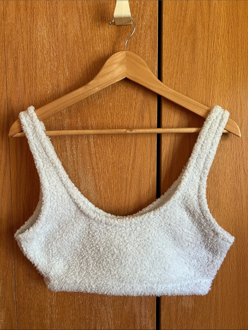 PINK Victoria's Secret Periwinkle Fuzzy Lounge Bralette